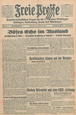 Freie Presse 1933 (Nr. 37)