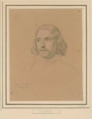 Bildnis Horny, Franz Theobald (1798-1824), Maler