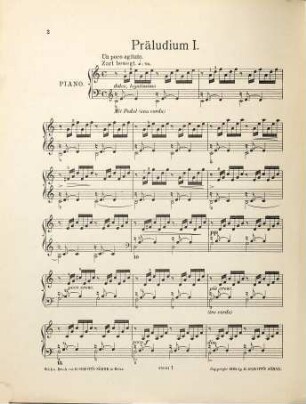 Das wohltemperierte Klavier : 48 Präludien und Fugen, Erster Teil
