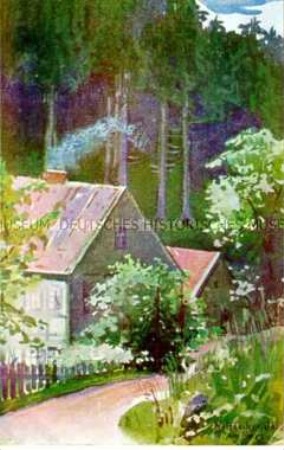 Ansicht der Wolfbachsmühle im Harz