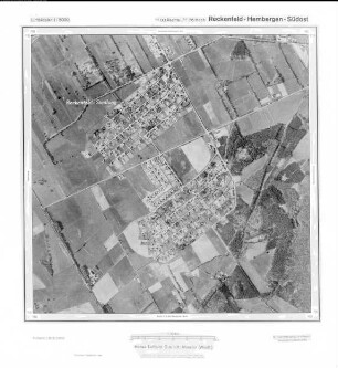 Reckenfeld - Hembergen Südost, Gauß-Krüger-Koordinaten: Rechtswert: 3400, Hochwert: 5776