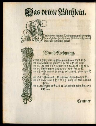 Das dritte Büchlein.