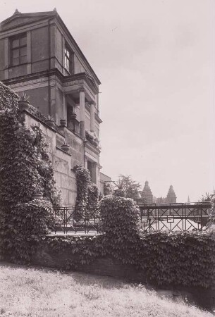 Aschaffenburg. Pompejanum : Aschaffenburg. Pompejanum (1842-1849; F. von Gärtner). Ansicht von Westen