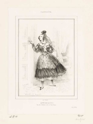 Bildnis Mademoiselle Déjazet