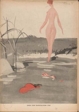"Ende der Badesaison 1949"