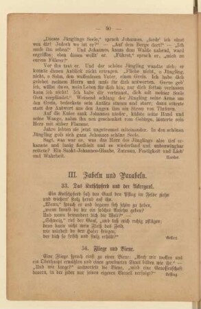 III. Fabeln und Parabeln