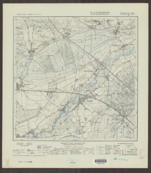 666 Olching ; Topographische Karte von Bayern 1:25.000 [Positionsblätter]