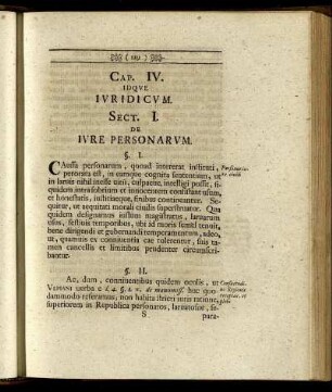 Cap. IV. Idque Iuridicum.