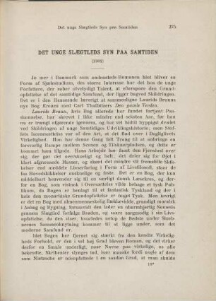 Det unge Slægtleds Syn paa Samtiden (1902)