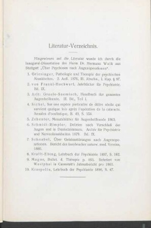 Literatur-Verzeichnis.