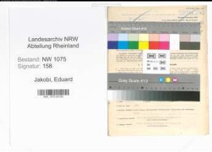 Entnazifizierung Eduard Jakobi , geb. 09.10.1908 (Lehrer)