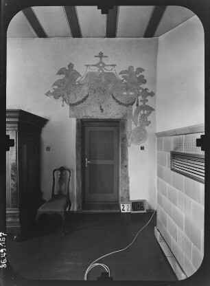 Schmalkalden, Schloßberg 9. Schloß Wilhelmsburg (1585-1590, Umbau 1820). Innenansicht
