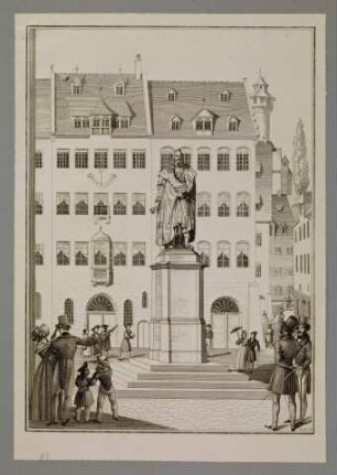 Ansicht des Albrecht Dürer-Denkmals