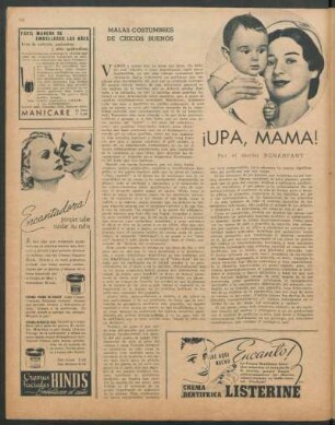 Malas costumbres de chicos buenos : ¡Upa, Mama!
