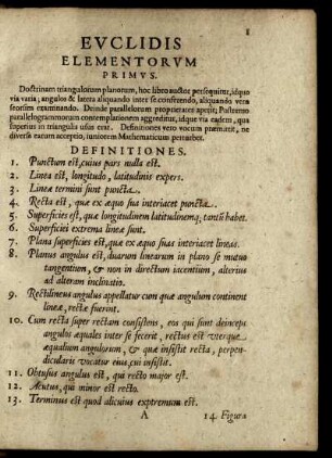 Euclidis elementorum primus.