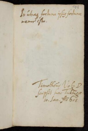108r, Volz, Timotheus