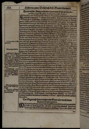 Historia zum Beschluß des Wintermonats.
