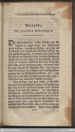 Vorrede des teutschen Uebersetzers