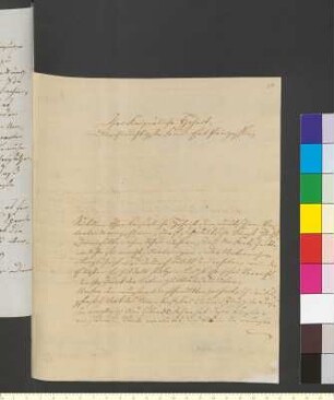 Brief von Tauchnitz, Karl Christoph Traugott an Goethe, Johann Wolfgang von