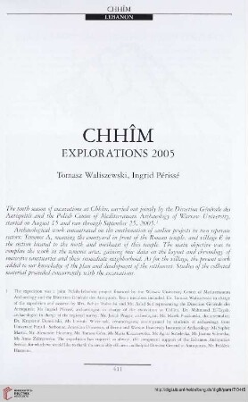 17: Chhîm : explorations 2005