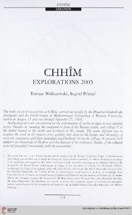 17: Chhîm : explorations 2005