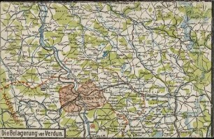 Die Belagerung von Verdun.