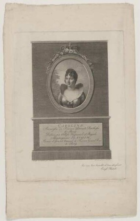 Bildnis der Caroline, Princesse de France