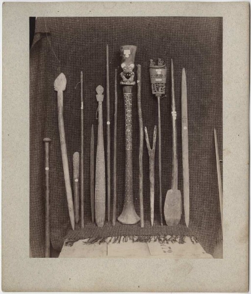 Wooden objects from the Macedo Collection, among others