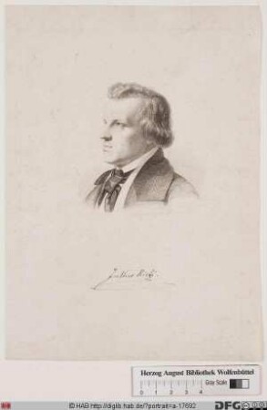Bildnis (August Wilhelm) Julius Rietz