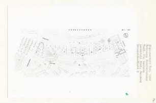 Bebauung Stadtautobahn, Berlin-Wilmersdorf (Diplomarbeit bei Bernhard Hermkes): Grundriss Erdgeschoss 1:500