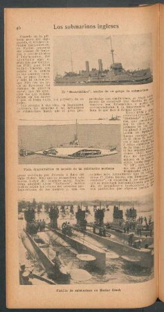 Los submarinos ingleses