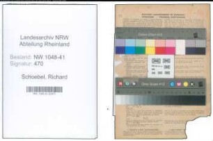 Entnazifizierung Richard Schoebel , geb. 11.02.1914 (Polizist)