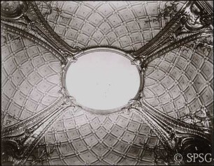 Berlin, Schloss Charlottenburg, Neuer Flügel, Schreibkammer, R. 355, Decke.