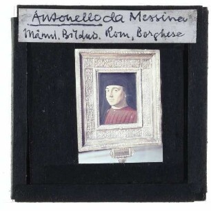 da Messina, Bildnis eines Mannes (Rom Gall.Borghese 396)
