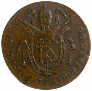 Münze, Quattrino, 1821