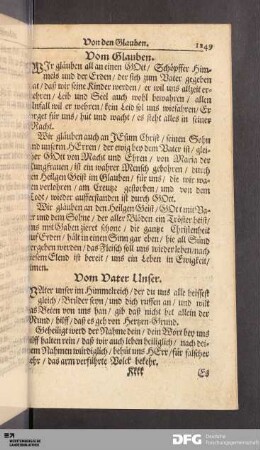 Vom Vater Unser