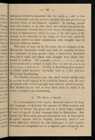 99-141, ii. The parts of speech