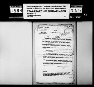 Fürsorge für Mittellose, Gebrechliche und entlassene Geisteskranke - Einzelfälle