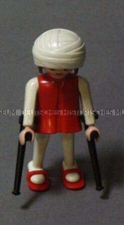 Patient an Krücken (groß) (Playmobilspielzeug "Krankenstation")