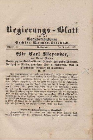 Nr. 29 : 26. November 1859