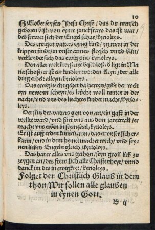 Folget der Christlich Glaub ...