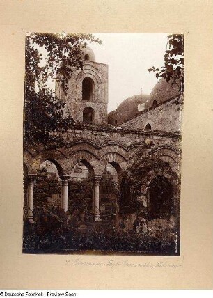 Reise-Sammelalbum aus der Jugendzeit von Else Seifert : Albumseite 14 "S. Giovanni degli Eremiti, Palermo"