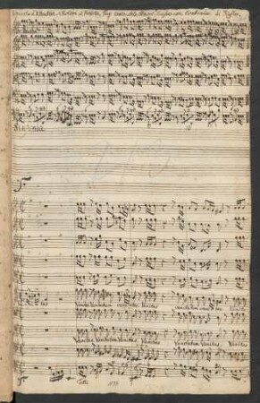 Vanitas vanitatum et omnia vanitas; V (4), Coro, orch, bc; Es-Dur