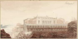 Bahnhof Monatskonkurrenz Dezember 1837: Perspektivische Ansicht