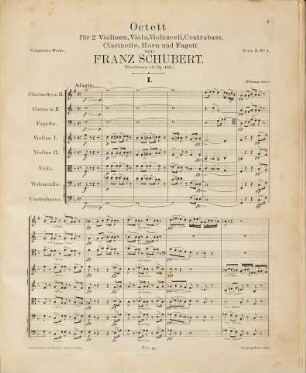 Franz Schuberts Werke, 3. Serie 3, Octette
