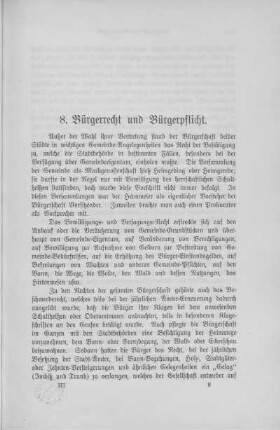 8. Bürgerrecht und Bürgerpflicht.