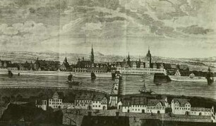 Ansicht von Alt- und Neu-Dresden