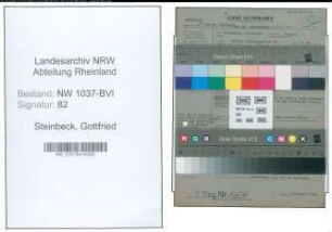 Entnazifizierung Gottfried Steinbeck , geb. 00.00.0000 (Kaufmann)
