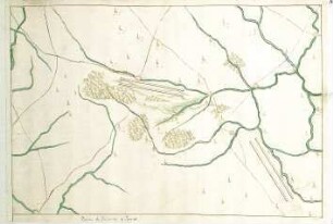 WHK 7 Reichs- und Französischer Krieg von 1688-1697 bis zum Frieden von Ryswick: Skizze der Landschaft von Cambray, 1688