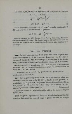 QUESTION D'EXAMEN.